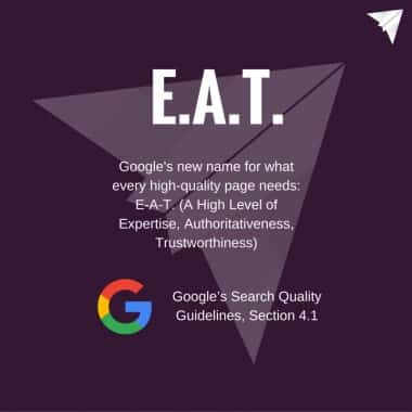google penalty EAT
