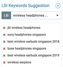 seo writing LSI keywords