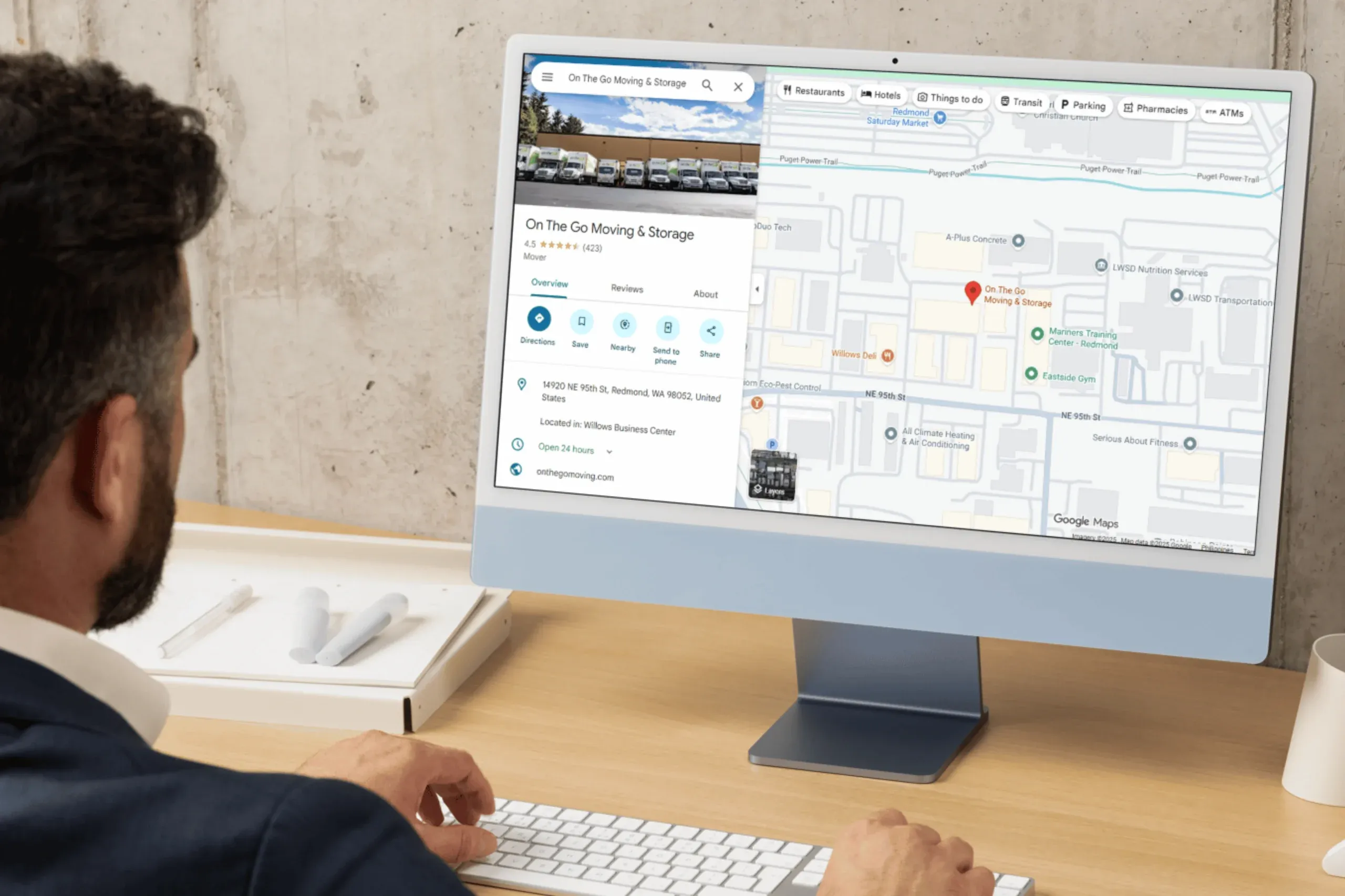 Website That Displays in Google Maps